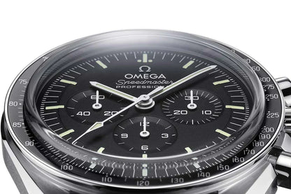 Omega Speedmaster Moonwatch Black Leather Strap 42mm 310.32.42.50.01.002