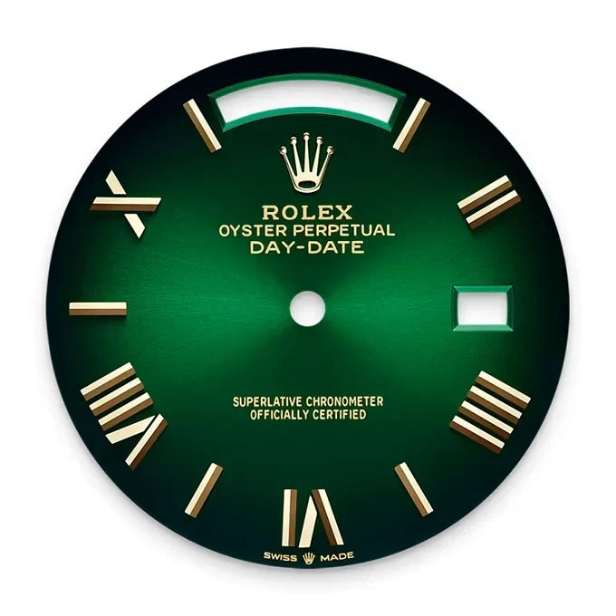 Day-Date 40 Oyster, 40 mm, Yellow Gold, Green Ombré Dial, Ref 228238-0069