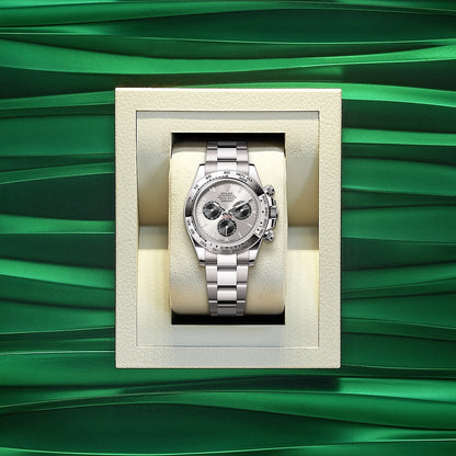Cosmograph Daytona 40mm, 18k White Gold, Ref# 126509-0003
