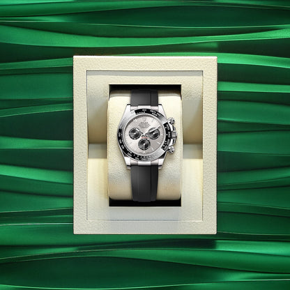 Cosmograph Daytona 40mm, 18k White Gold, Ref# 126519ln-0006
