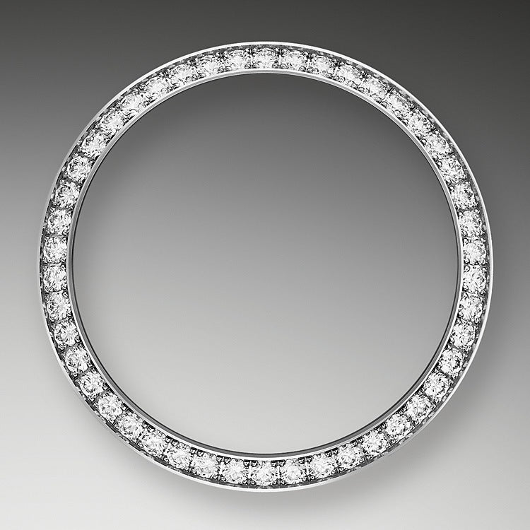 Datejust 31, Oystersteel, 18kt White Gold and diamonds, Ref# 278384RBR-0029