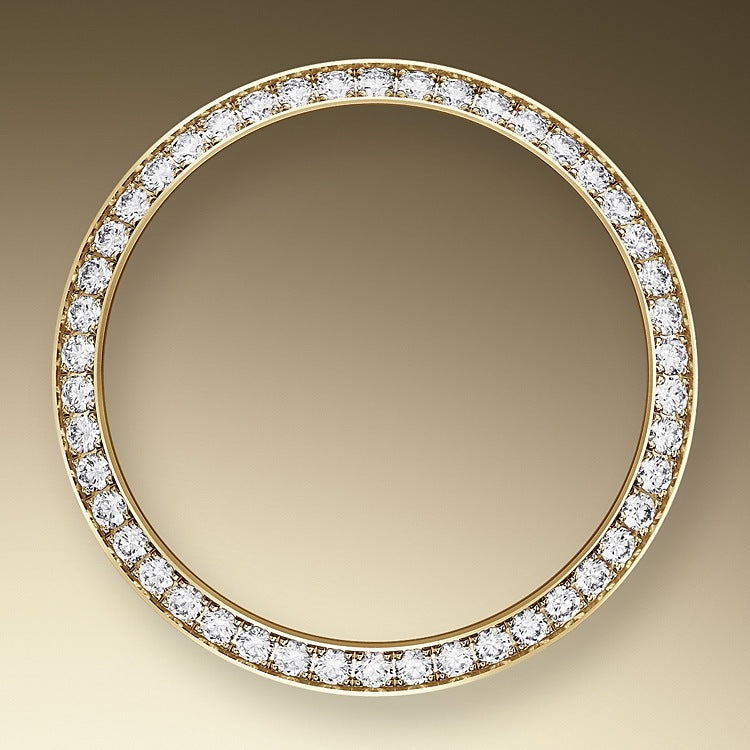 Datejust 31, Oystersteel, 18kt Yellow Gold and diamonds, Ref# 278383RBR-0025