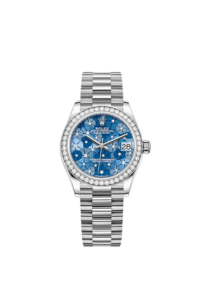 Datejust 31mm, 18k White Gold and Diamonds, Ref# 278289rbr-0025