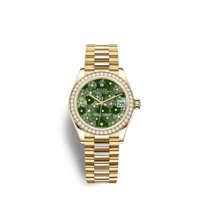 Datejust 31mm, 18k Yellow Gold and Diamonds, Ref# 278288rbr-0038