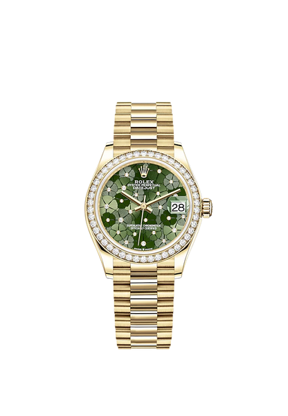 Datejust 31mm, 18k Yellow Gold and Diamonds, Ref# 278288rbr-0038