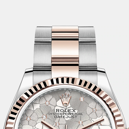 Datejust 31mm, Oystersteel and 18k Everose Gold and Diamonds, Ref# 278271-0031