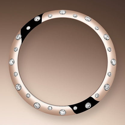 Datejust 31mm, Oystersteel and 18k Everose Gold with Diamonds, Ref# 278341rbr-0032