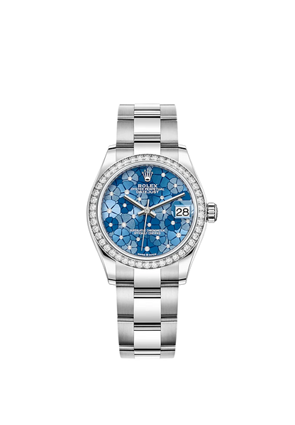 Datejust 31mm, Oystersteel and 18k White Gold with Diamonds, Ref# 278384rbr-0039