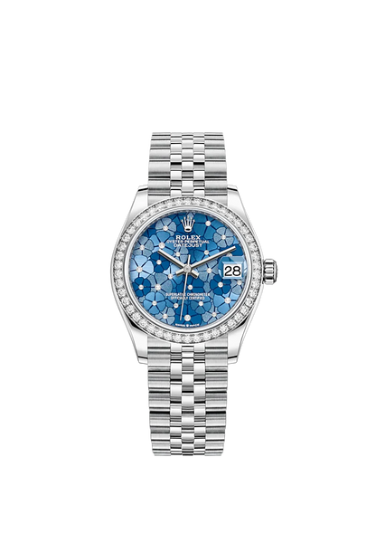 Datejust 31mm, Oystersteel and 18k White Gold with Diamonds, Ref# 278384rbr-0040