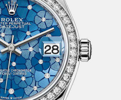 Datejust 31mm, Oystersteel and 18k White Gold with Diamonds, Ref# 278384rbr-0040