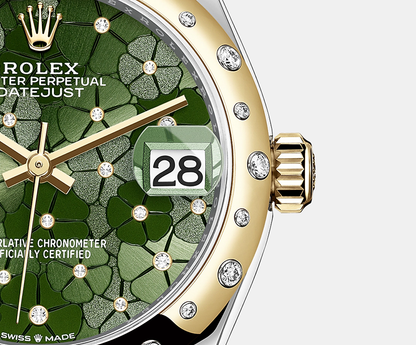 Datejust 31mm, Oystersteel and 18k Yellow Gold with Diamonds, Ref# 278343rbr-0031