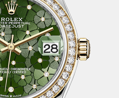 Datejust 31mm, Oystersteel and 18k Yellow Gold with Diamonds, Ref# 278383rbr-0031
