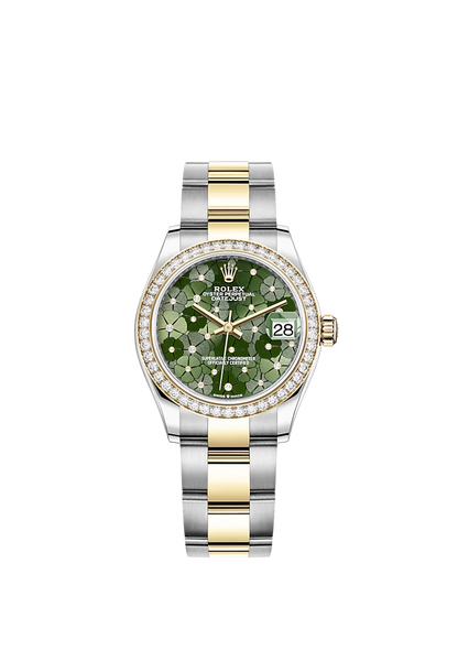 Datejust 31mm, Oystersteel and 18k Yellow Gold with Diamonds, Ref# 278383rbr-0031