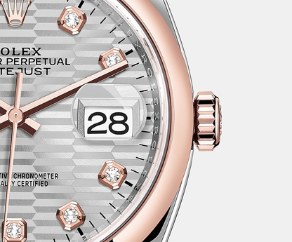 Datejust 36mm, Oystersteel and 18k Everose Gold, Ref# 126201-0039