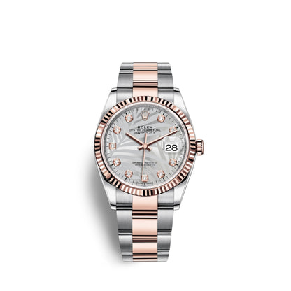 Datejust 36mm, Oystersteel and 18k Everose Gold, Ref# 126231-0038