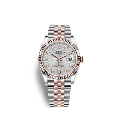 Datejust 36mm, Oystersteel and 18k Everose Gold, Ref# 126231-0039