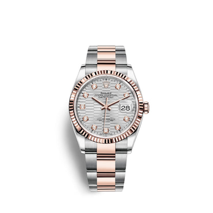 Datejust 36mm, Oystersteel and 18k Everose Gold, Ref# 126231-0040