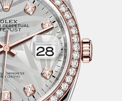 Datejust 36mm, Oystersteel and 18k Everose Gold, Ref# 126281rbr-0026