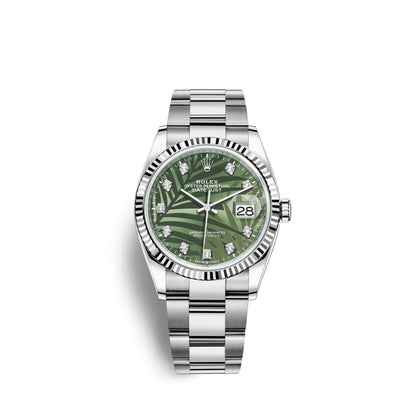 Datejust 36mm, Oystersteel and 18k White Gold, Ref# 126234-0056