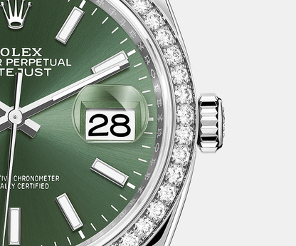 Datejust 36mm, Oystersteel and 18k White Gold, Ref# 126284rbr-0044
