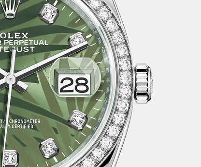 Datejust 36mm, Oystersteel and 18k White Gold, Ref# 126284rbr-0047