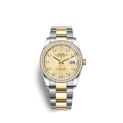 Datejust 36mm, Oystersteel and 18k Yellow Gold, Ref# 126283rbr-0032