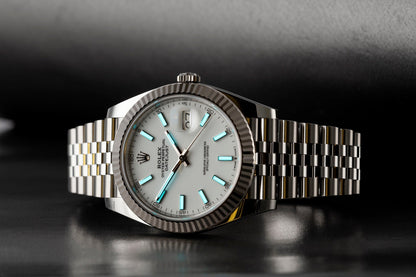 Datejust 41 White Dial Gold &amp; Steel Men's Watch M126334-0009