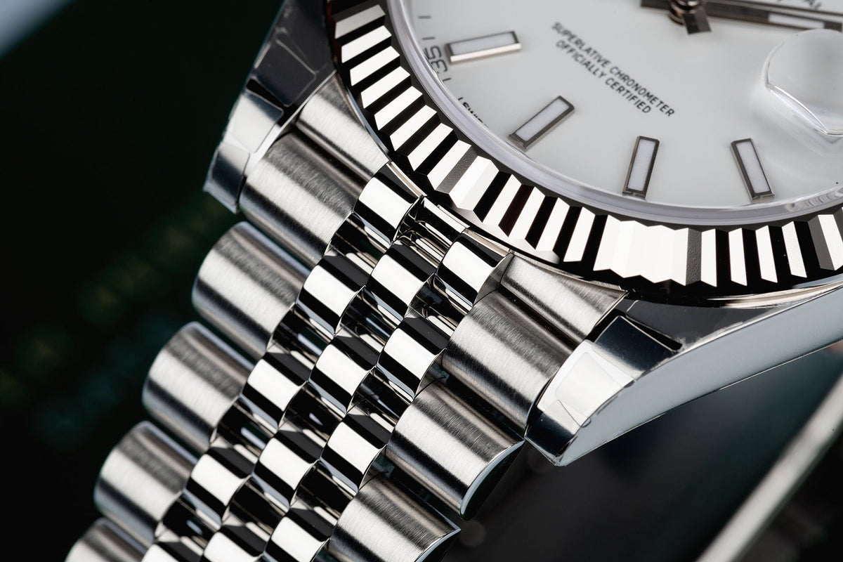 Datejust 41 White Dial Gold &amp; Steel Men's Watch M126334-0009