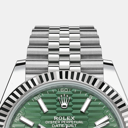 Datejust 41mm, Oystersteel and 18k White Gold, Ref# 126334-0030