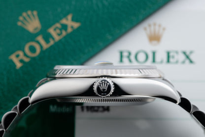 Datejust M126334-0006 Oyster, 41 mm, Oystersteel and white gold