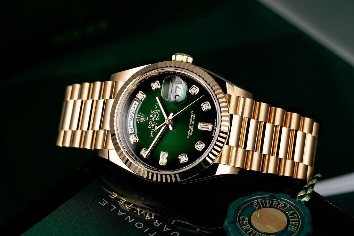 DAY-DATE 36 Oyster, 36 mm, yellow gold M128238-0069