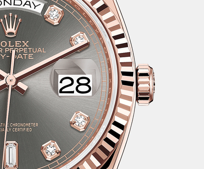 Day-Date, 36mm, 18k Everose Gold, Ref# 128235-0050