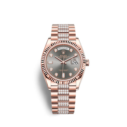 Day-Date, 36mm, 18k Everose Gold, Ref# 128235-0051