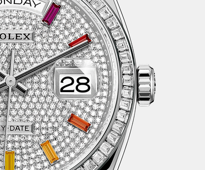 Day-Date, 36mm, Platinum and Diamonds, Ref# 128396tbr-0006
