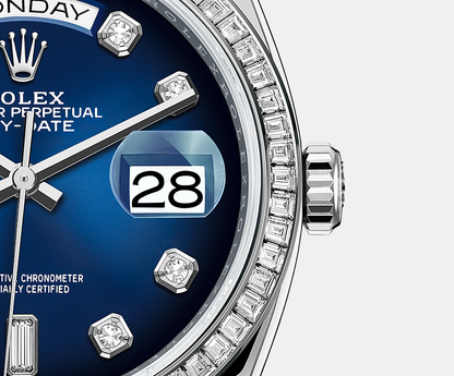 Day-Date, 36mm, Platinum and Diamonds, Ref# 128396tbr-0008