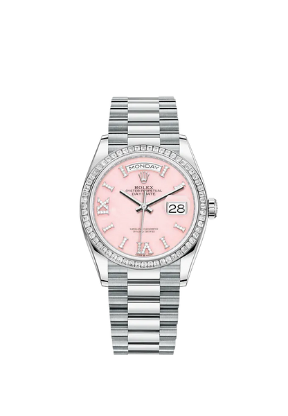 Day-Date, 36mm, Platinum and Diamonds, Ref# 128396tbr-0009