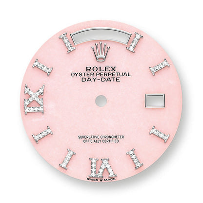 Day-Date, 36mm, Platinum and Diamonds, Ref# 128396tbr-0009