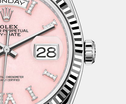 Day-Date, 36mm, Platinum, Ref# 128236-0006