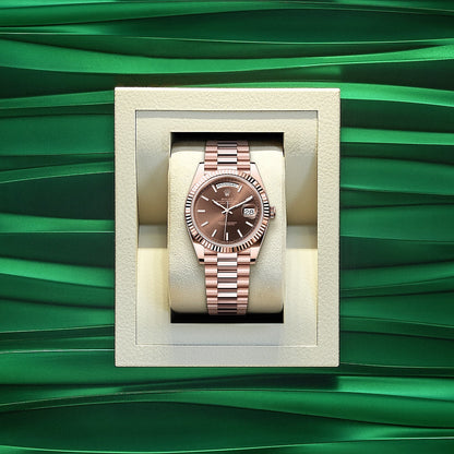 Day-Date 40, 18k Everose Gold, 40mm, Ref# 228235-0053