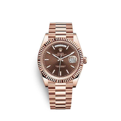Day-Date 40 Everose gold Ref# 228235-0006