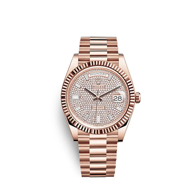 Day-Date 40 Everose gold Ref# 228235-0036