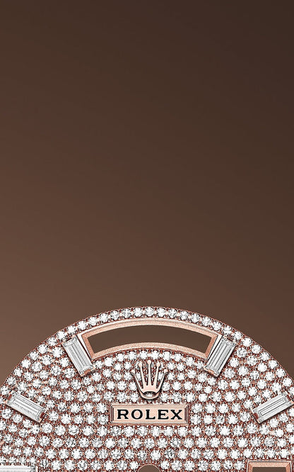 Day-Date 40 Everose gold Ref# 228345RBR-0002
