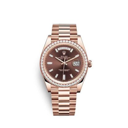 Day-Date 40 Everose gold Ref# 228345RBR-0006