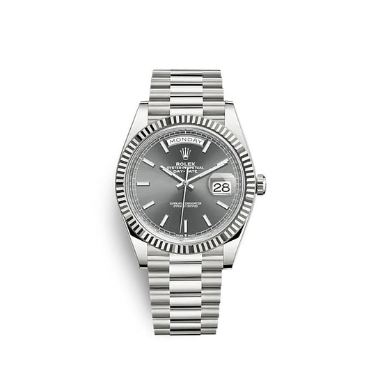 Day-Date 40 White gold Ref# 228239-0060