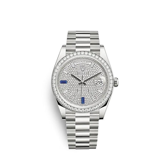 Day-Date 40 White gold Ref# 228349RBR-0036