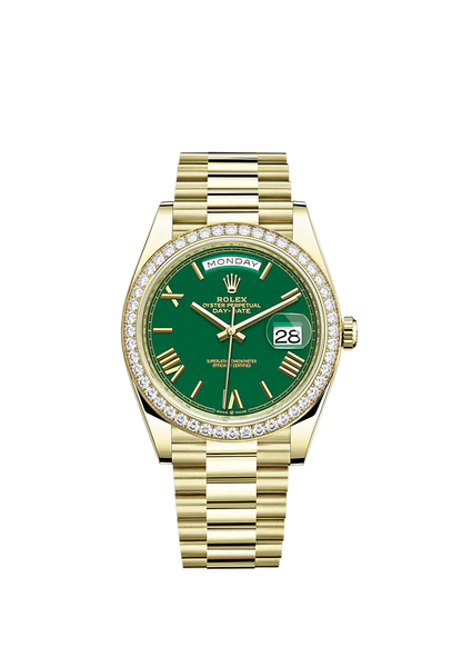 Day-Date, 40mm, 18k Yellow Gold and Diamonds, Ref# 228348rbr-0040