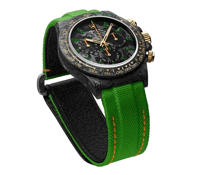 Diw Daytona carbon all carbon lime 40mm oyster black