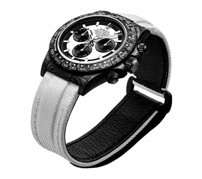 Diw Daytona carbon cream 40mm oyster black