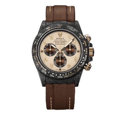Diw Daytona carbon desert eagle arabic 40mm oyster black