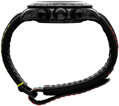 Diw Daytona carbon motley 40mm oyster black